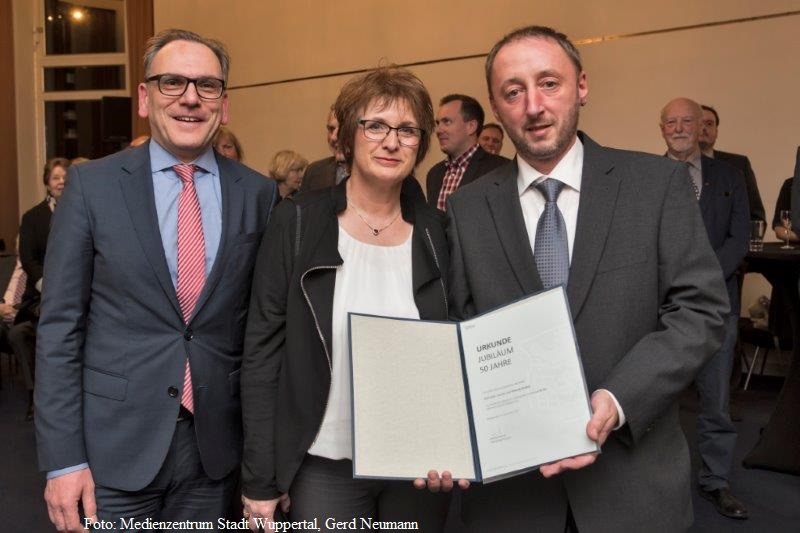 50 Jahre Firma Keller , Feier im Opernhaus mit OB Mucke